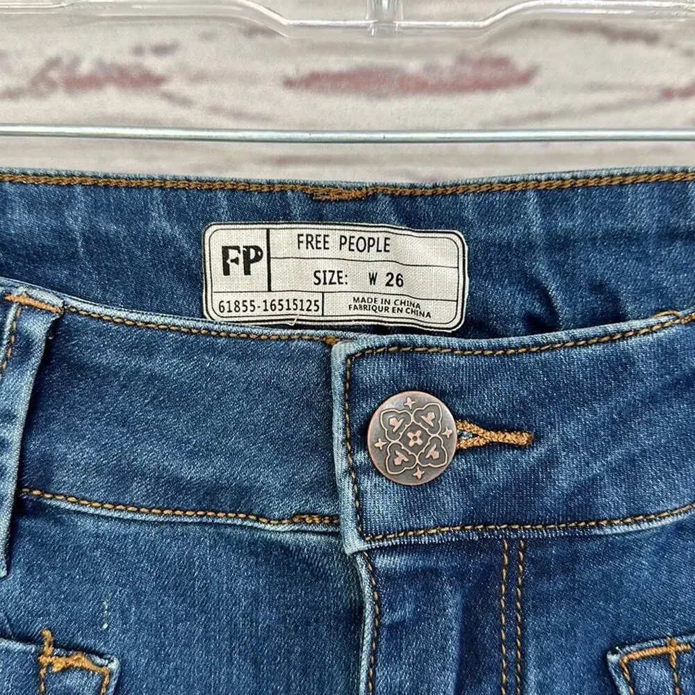 FREE PEOPLE Front Pocket Jeggings W26